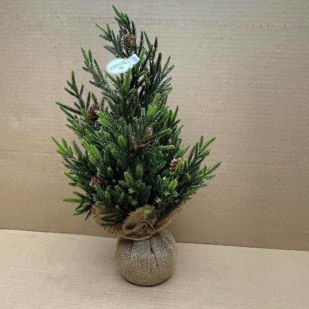 NWT Regency International Synthetic Christmas Tree, Weighted Base, 18" T x 9" D